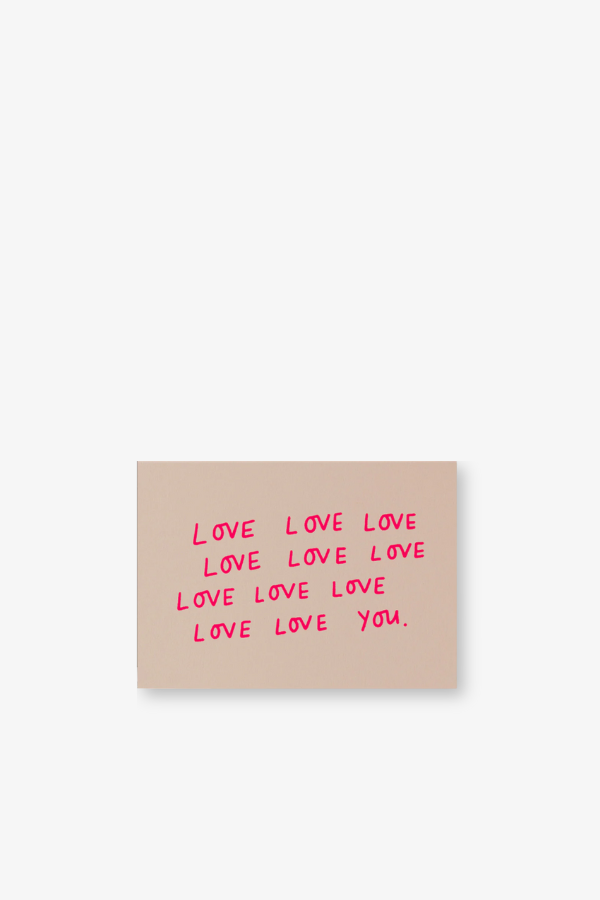 Love Love Love You Card