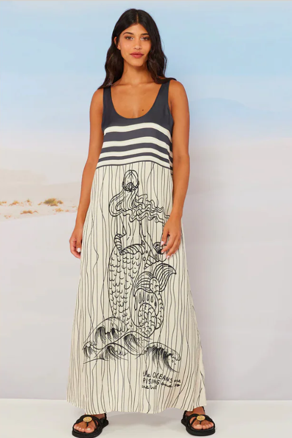 Emma Sleeveless Dress - Mermaid