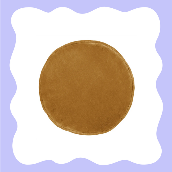 CASTLE Penny Round Cushion - Butterscotch