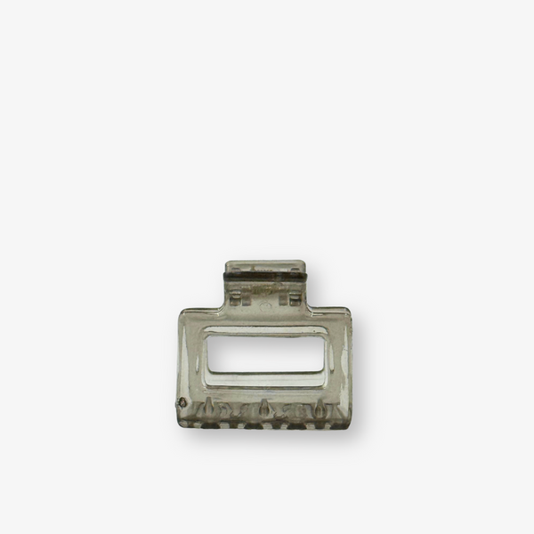 Elms Small Hair Clip - Light Grey