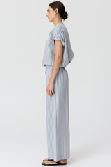 Bay Pant - Blue Stripe