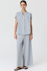 Bay Pant - Blue Stripe