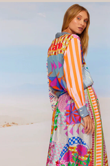 Elizabeth Printed Midi Skirt - Rangoli