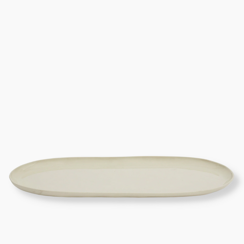 Chalk Oval Plate - Large