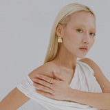 Caterpillar Earrings - Gold