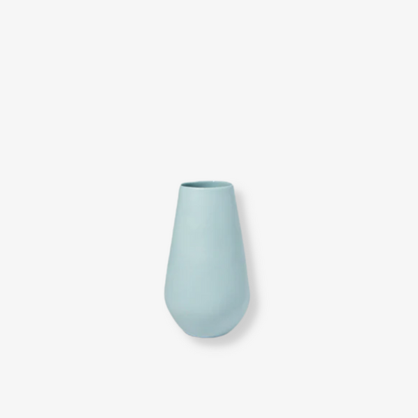 Light Blue Teardrop Vase - Medium