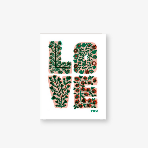 Card - Floral Love