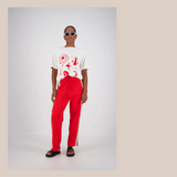 Panarea Trackpant - Red