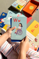 A-Z Illustrated Alphabet Flash Cards