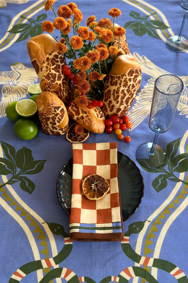 Napkin Set - Checkers