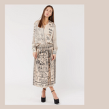 Vanessa Printed Midi Skirt - Blossom