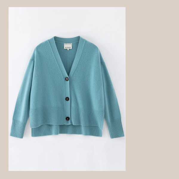 Oversized Cardigan - Sicily Blue