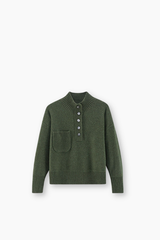 Grandpa Sweater - Khaki Green