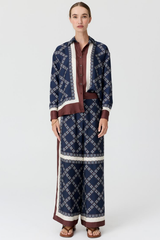 Eden Shirt - Scarf Print