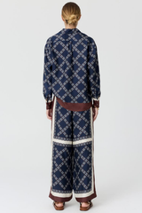 Eden Pant - Scarf Print