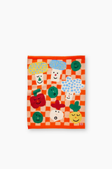 Fluffy Knit Blanket - Pocket Patch