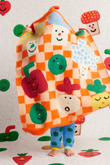 Fluffy Knit Blanket - Pocket Patch