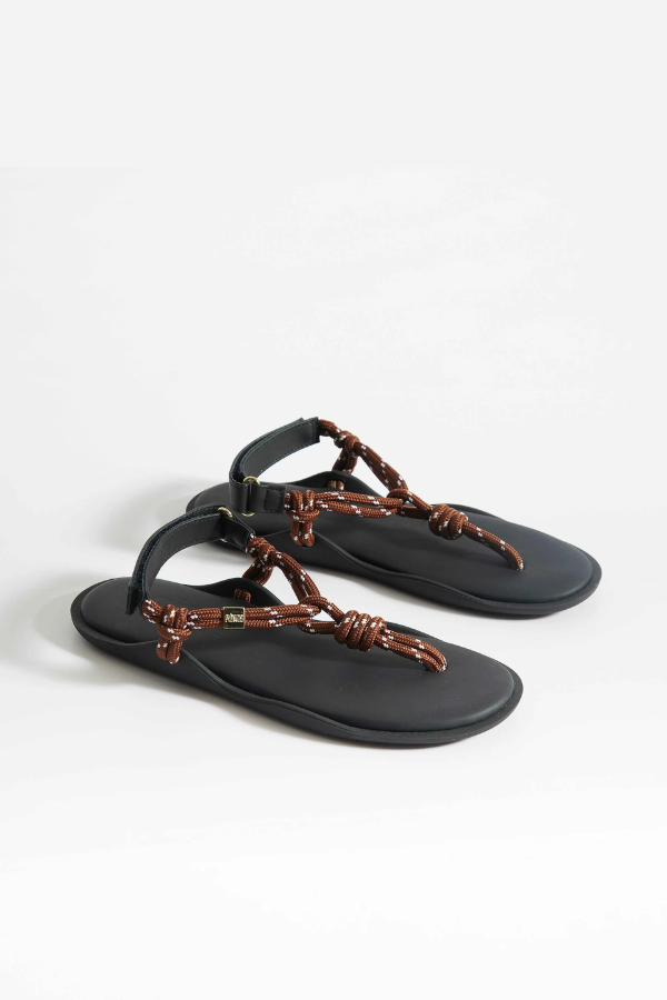 Flo Cord Sandal -  Brown