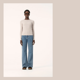 Nola Long Sleeve Top - Oat Marle