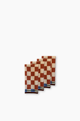 Napkin Set - Checkers