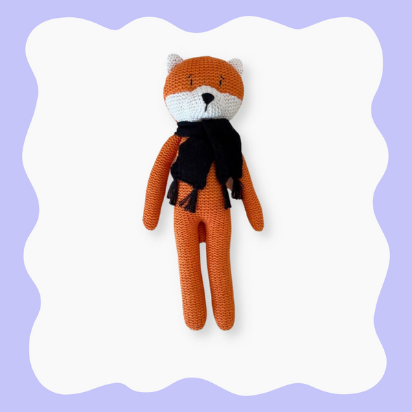 Large Eco Knitted Toy - Fox