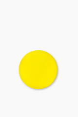 Penny Round Cushion - Fluro Yellow