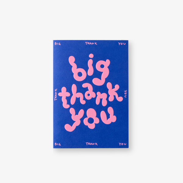 Card - Blue Big Thank You