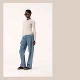 Nola Long Sleeve Top - Oat Marle