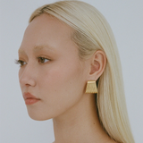 Caterpillar Earrings - Gold