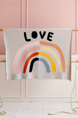 Castle Baby Throw - Little Love Rainbow