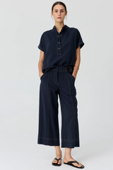 Anise Crop Pant - Denim