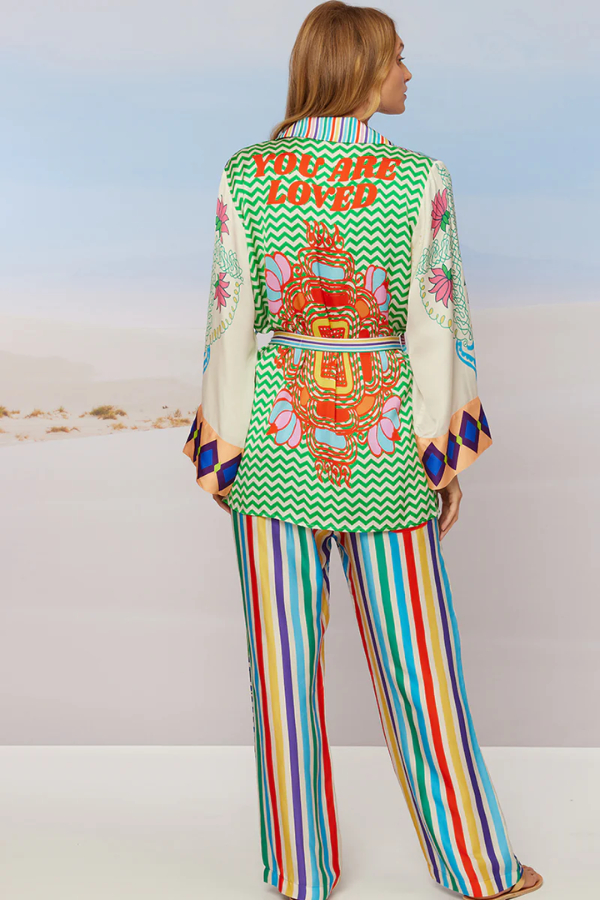 Avery Straight Leg Pant - Tiger