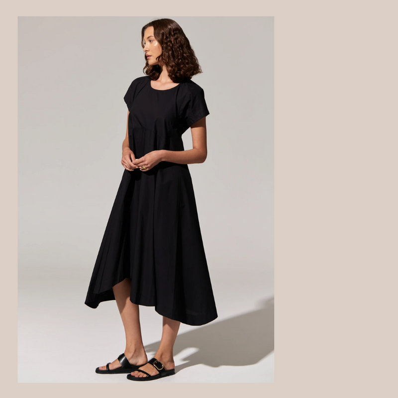 Harlyn Tulip Dress - Black