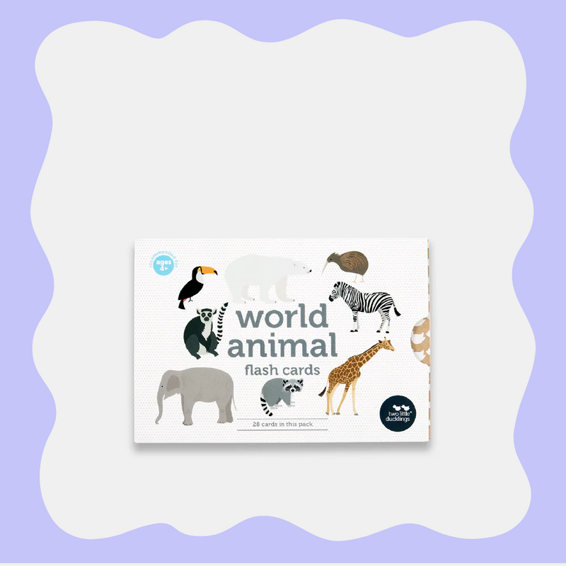 World Animal Flash Cards