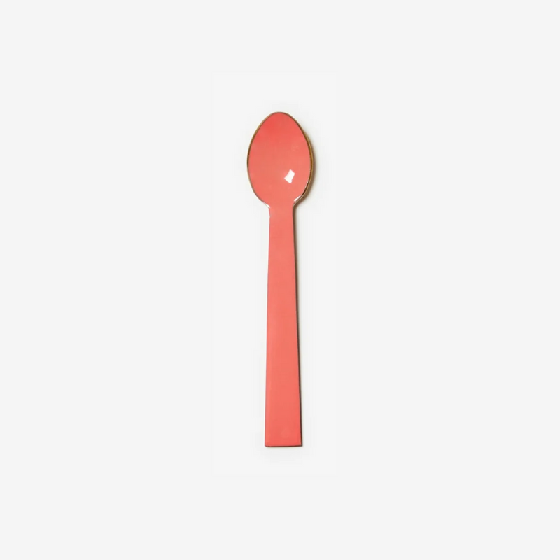 Enamel Teaspoon - Coral