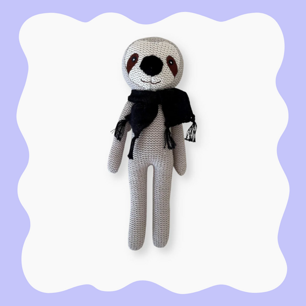 Large Eco Knitted Toy - Sloth