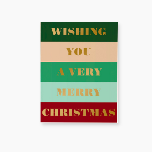 Card - Colour Bar Christmas