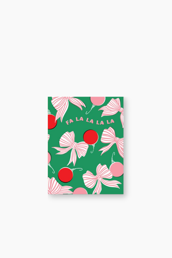 Card - FaLaLa Bows