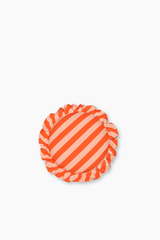 Tomato Stripe Round Cushion