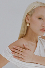 Caterpillar Earrings - Gold