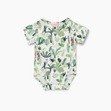 Short Sleeve Body Suit - Fern Gully