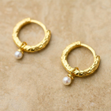 Solene Earring - Gold/Pearl
