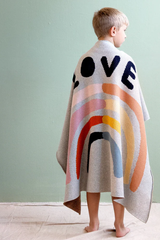 Castle Baby Throw - Little Love Rainbow