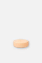Frosted Glass Holder Large - Peach
