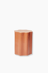 Wave Side Table - Speckle Clay