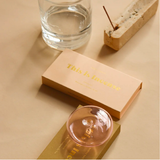 Glass Incense Holder - Pink