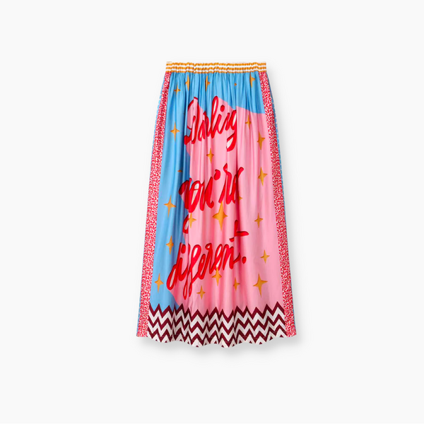 Alexa Printed Midi Skirt - Darling
