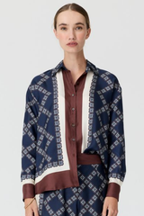Eden Shirt - Scarf Print