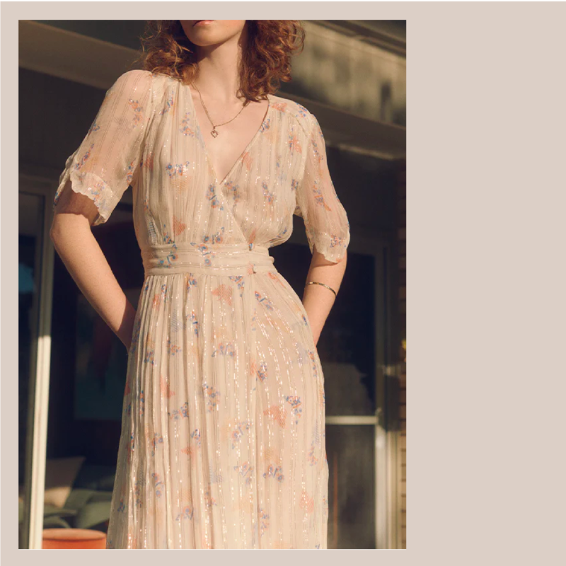 Bridgette Dress - Mica Print