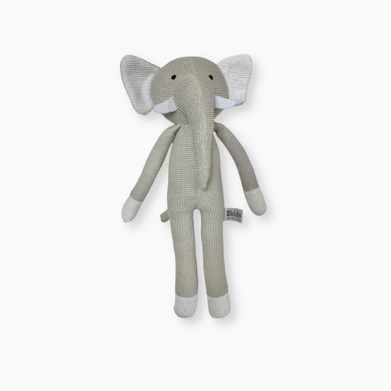 Large Eco Knitted Toy - Elephant